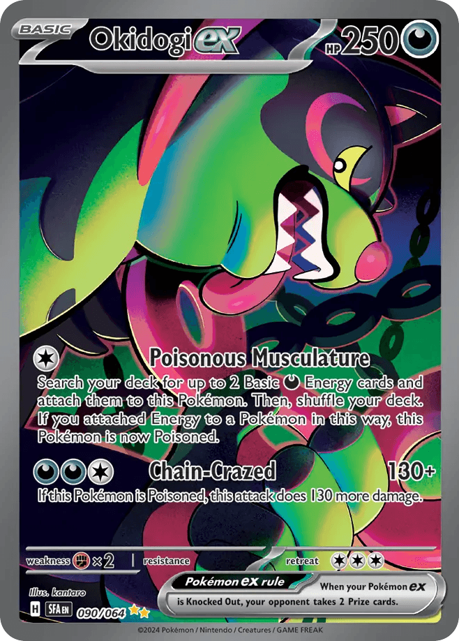 Okidogi ex Shrouded Fable card