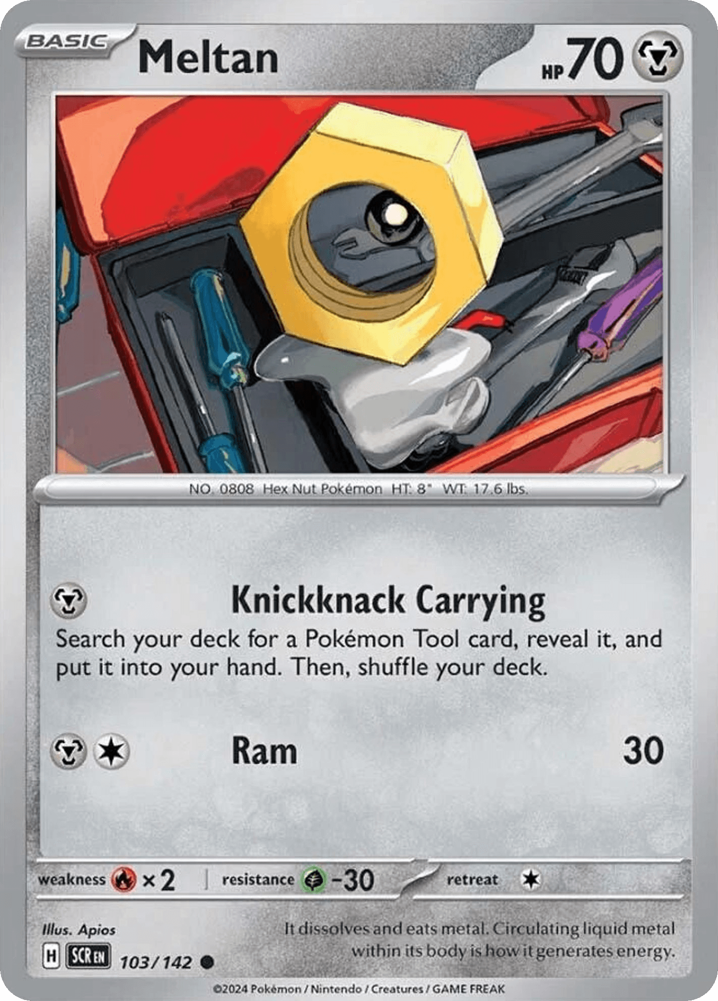 Meltan Stellar Crown card