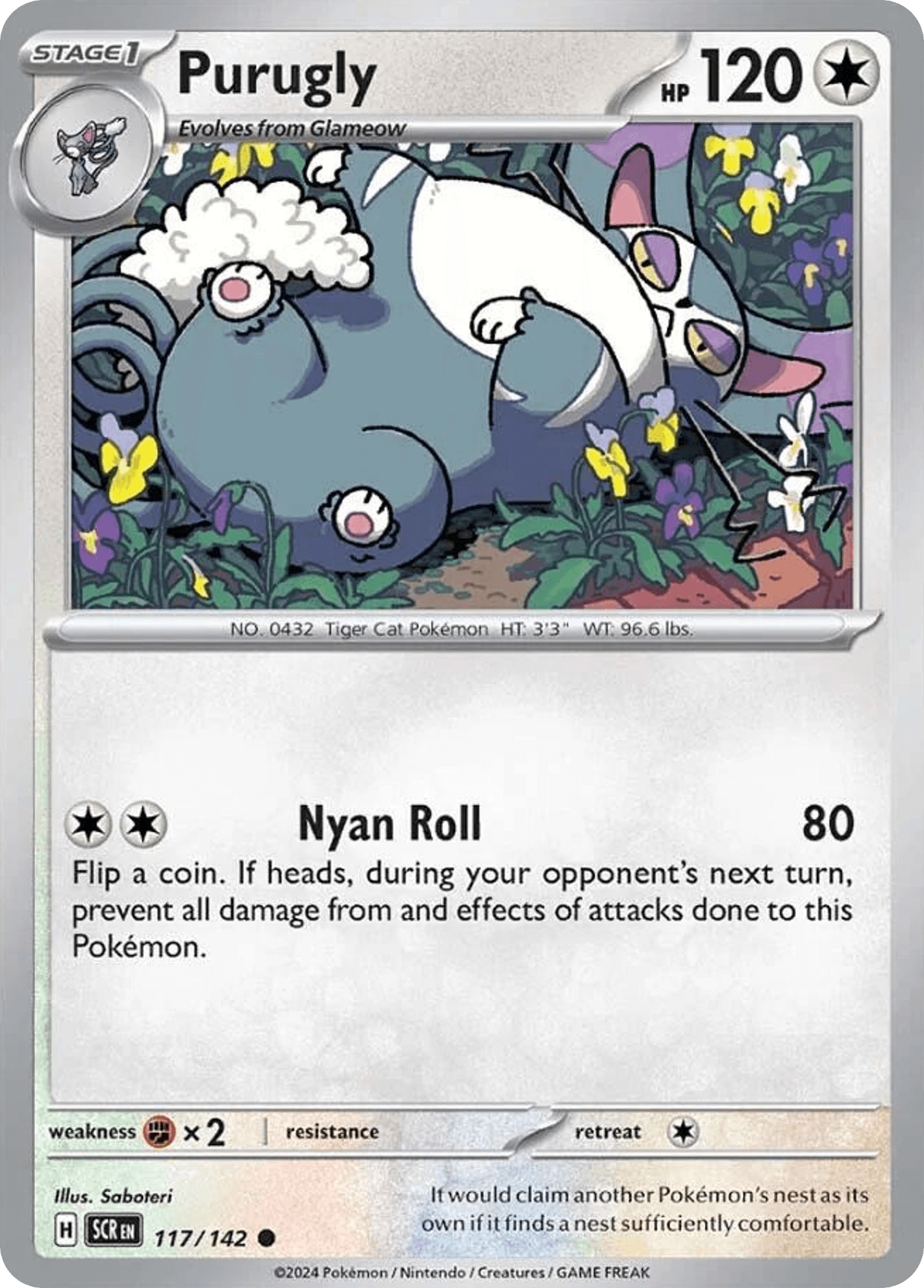 Purugly Stellar Crown card