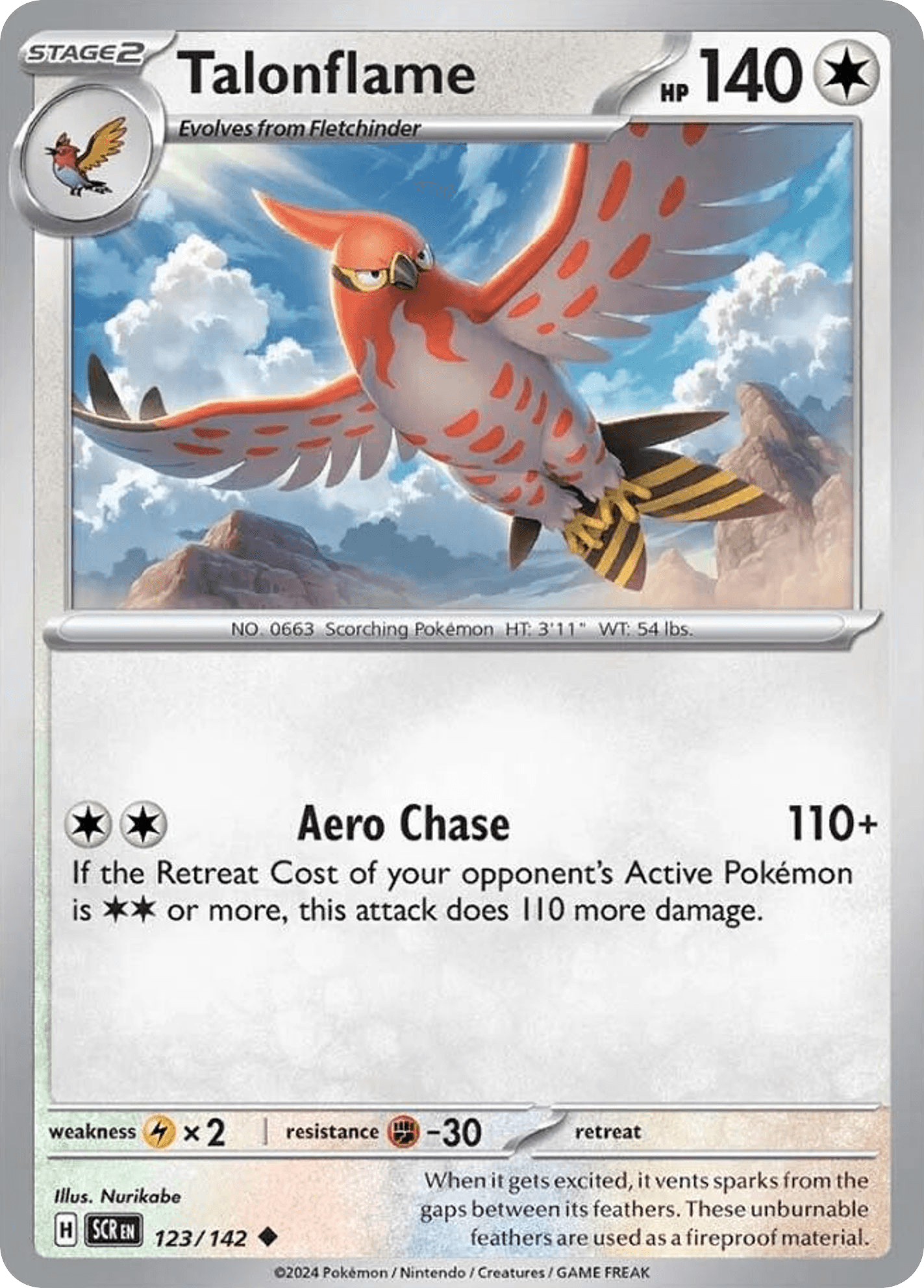 Talonflame 寶可夢 card