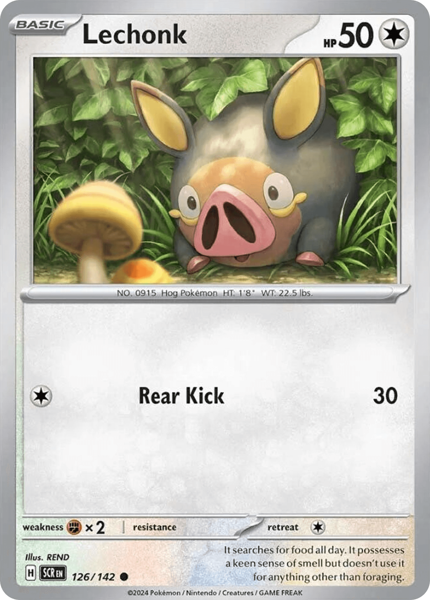 Lechonk Stellar Crown card