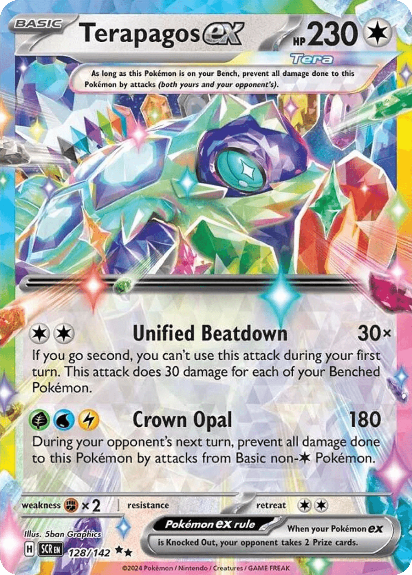 Terapagos ex Stellar Crown card