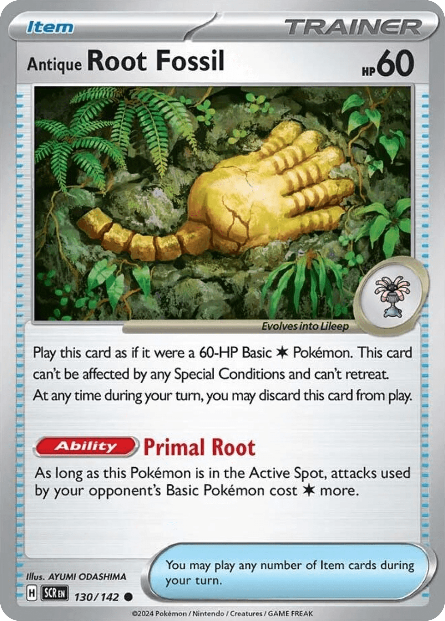 Antique Root Fossil Stellar Crown card