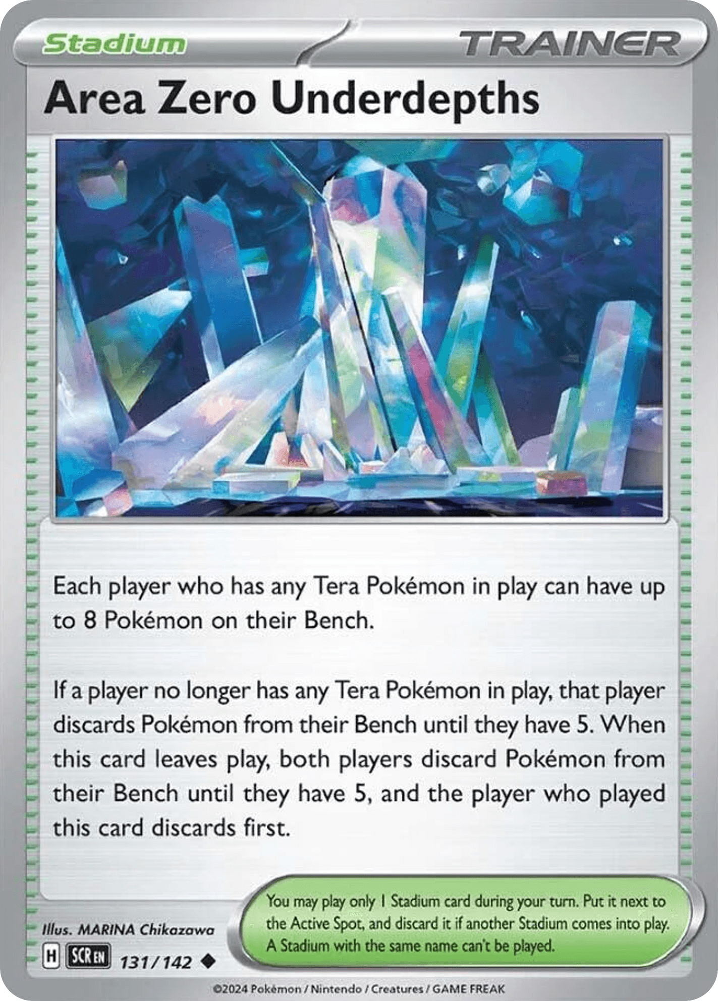 Area Zero Underdepths Stellar Crown card