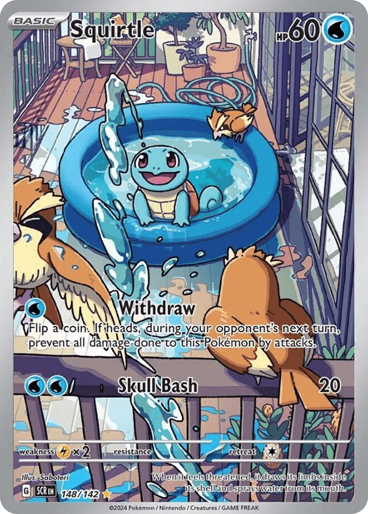 Squirtle Stellar Crown card