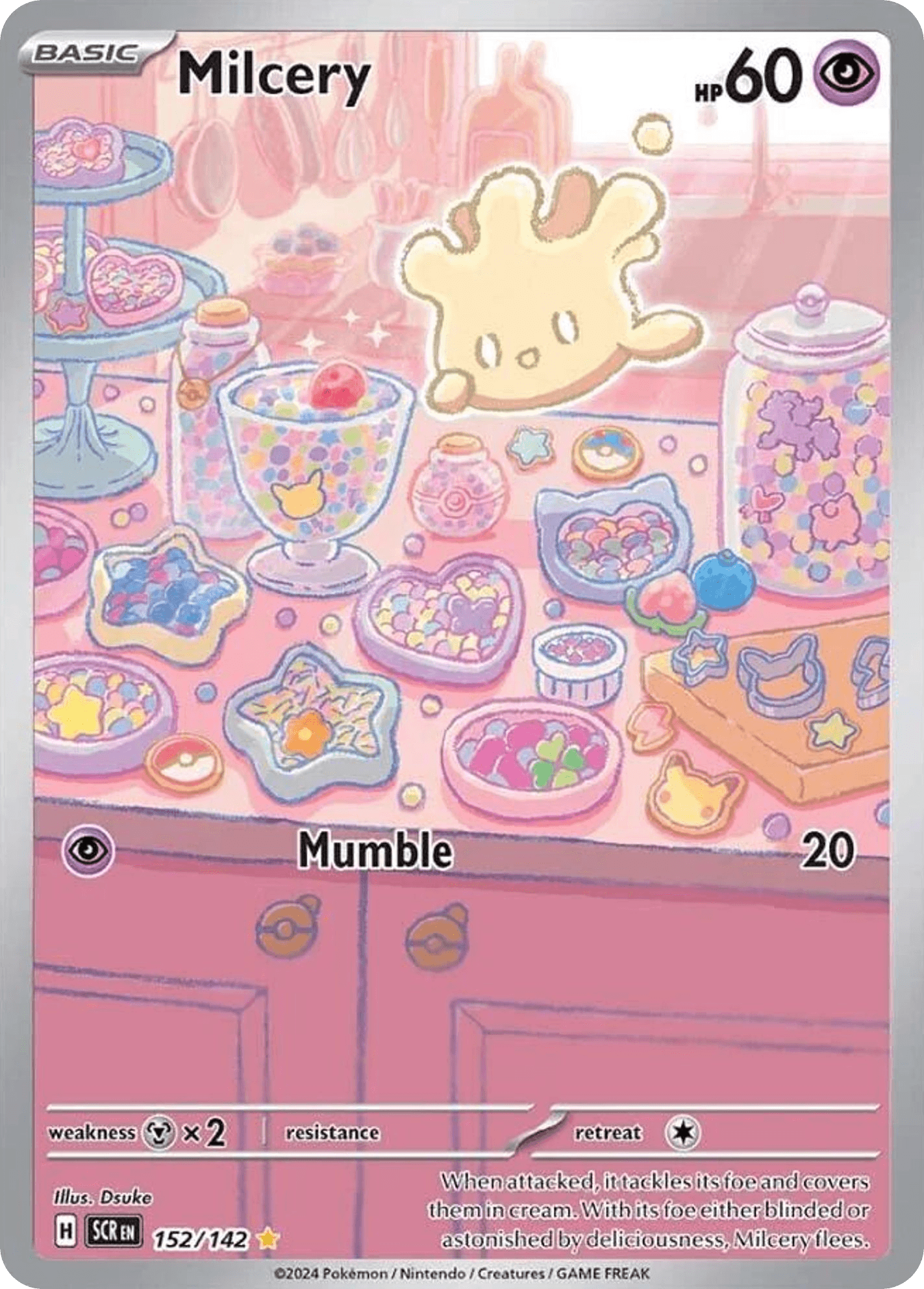Milcery Stellar Crown card