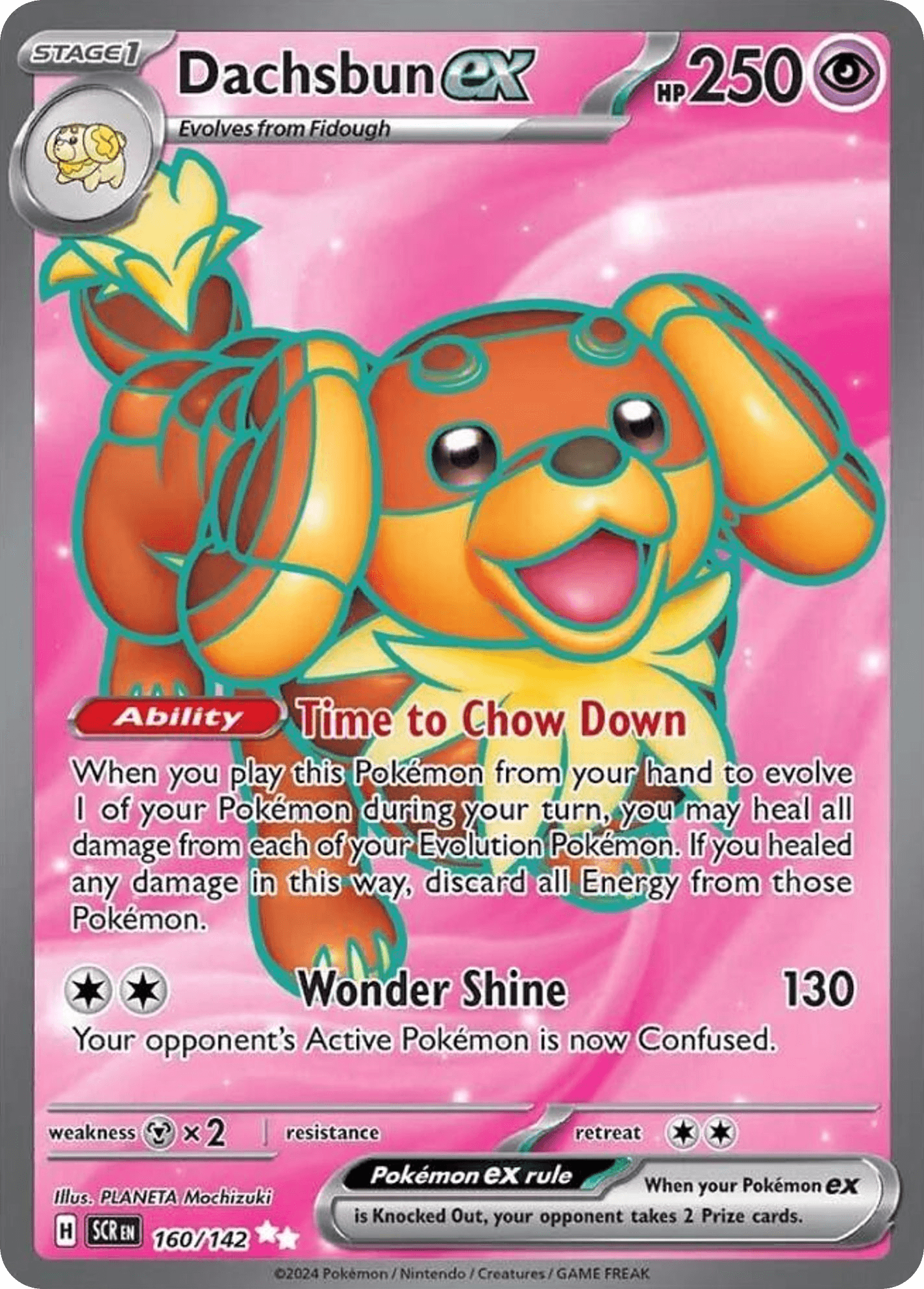 Dachsbun ex 寶可夢 card