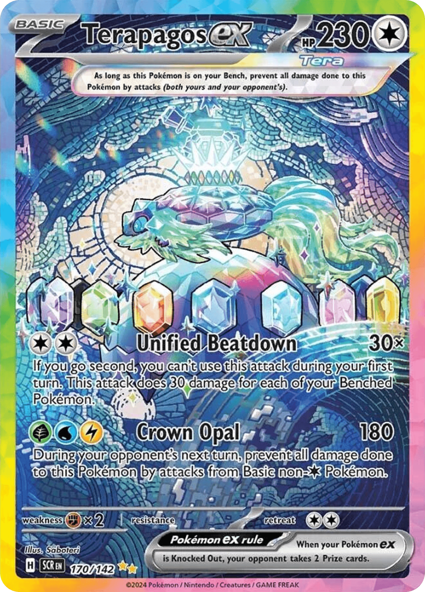 Terapagos ex Stellar Crown card