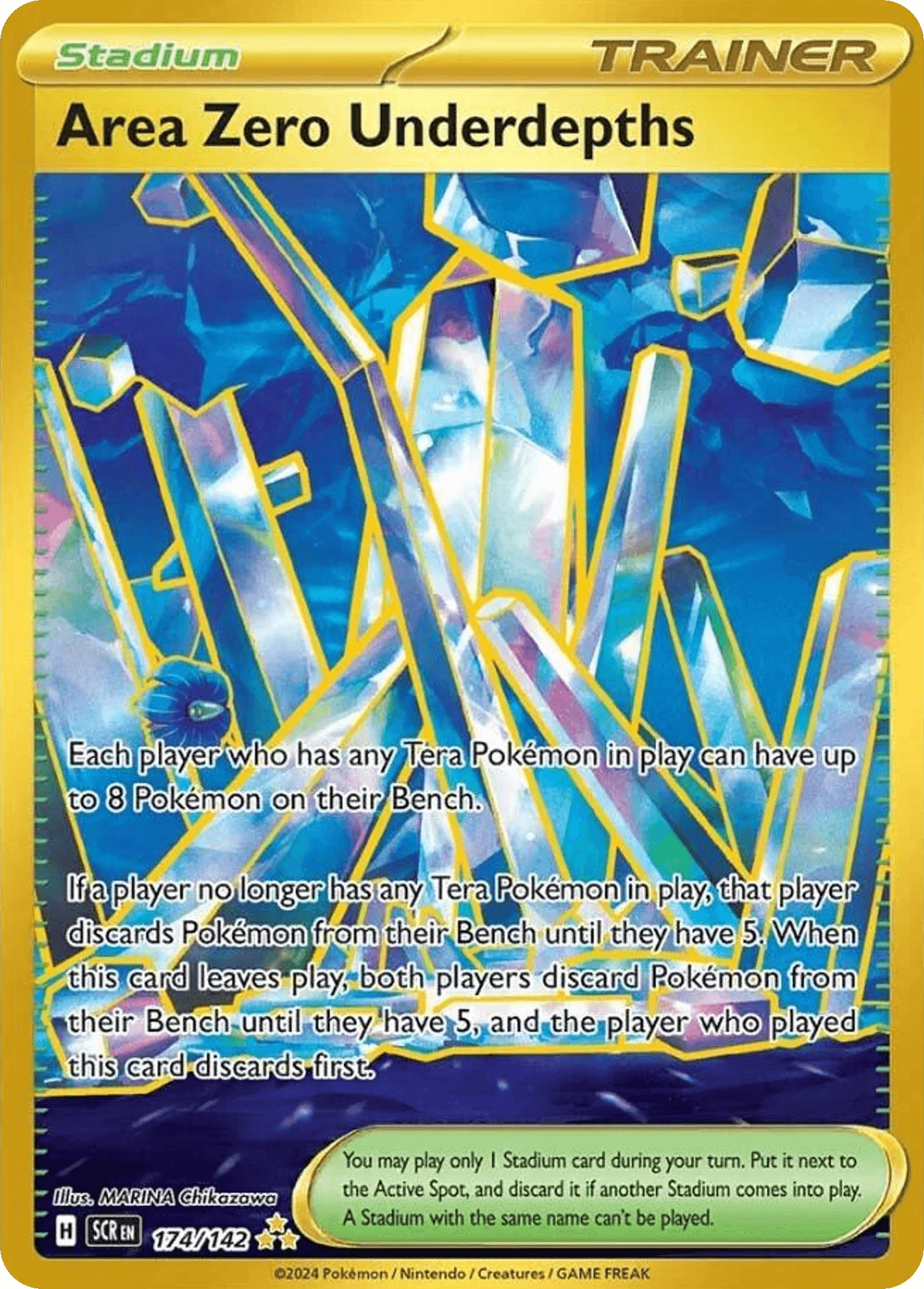 Area Zero Underdepths Stellar Crown card