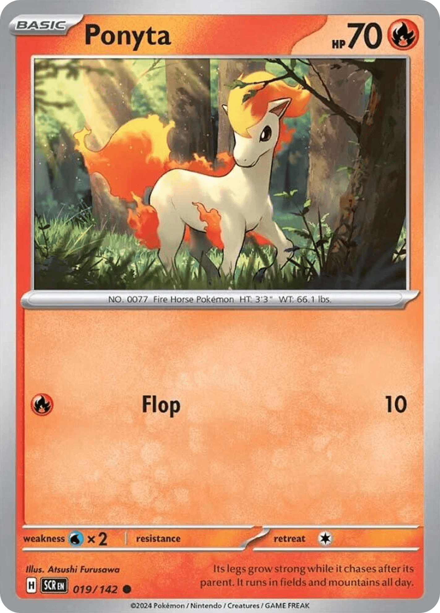 Ponyta Stellar Crown card