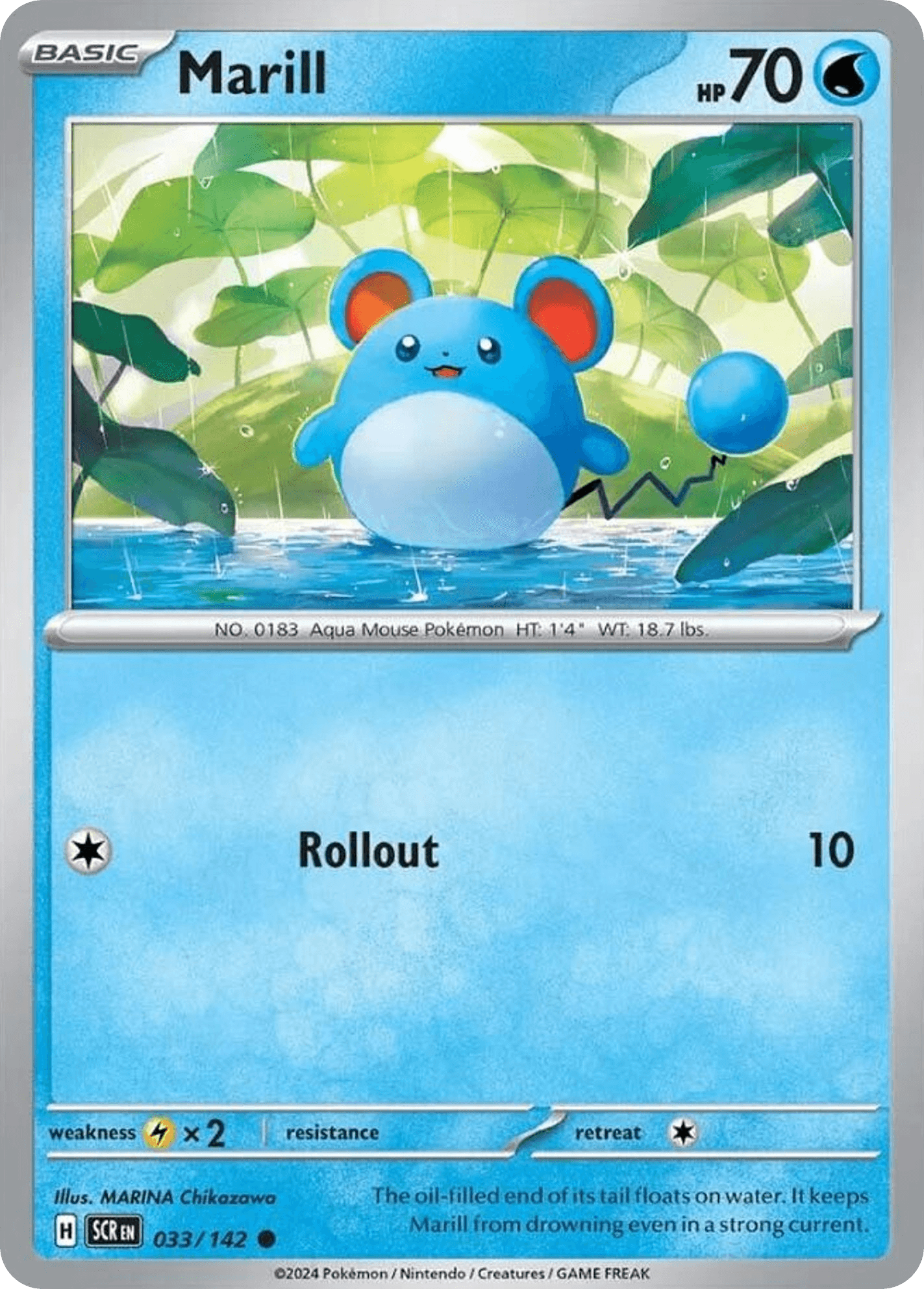 Marill Stellar Crown card