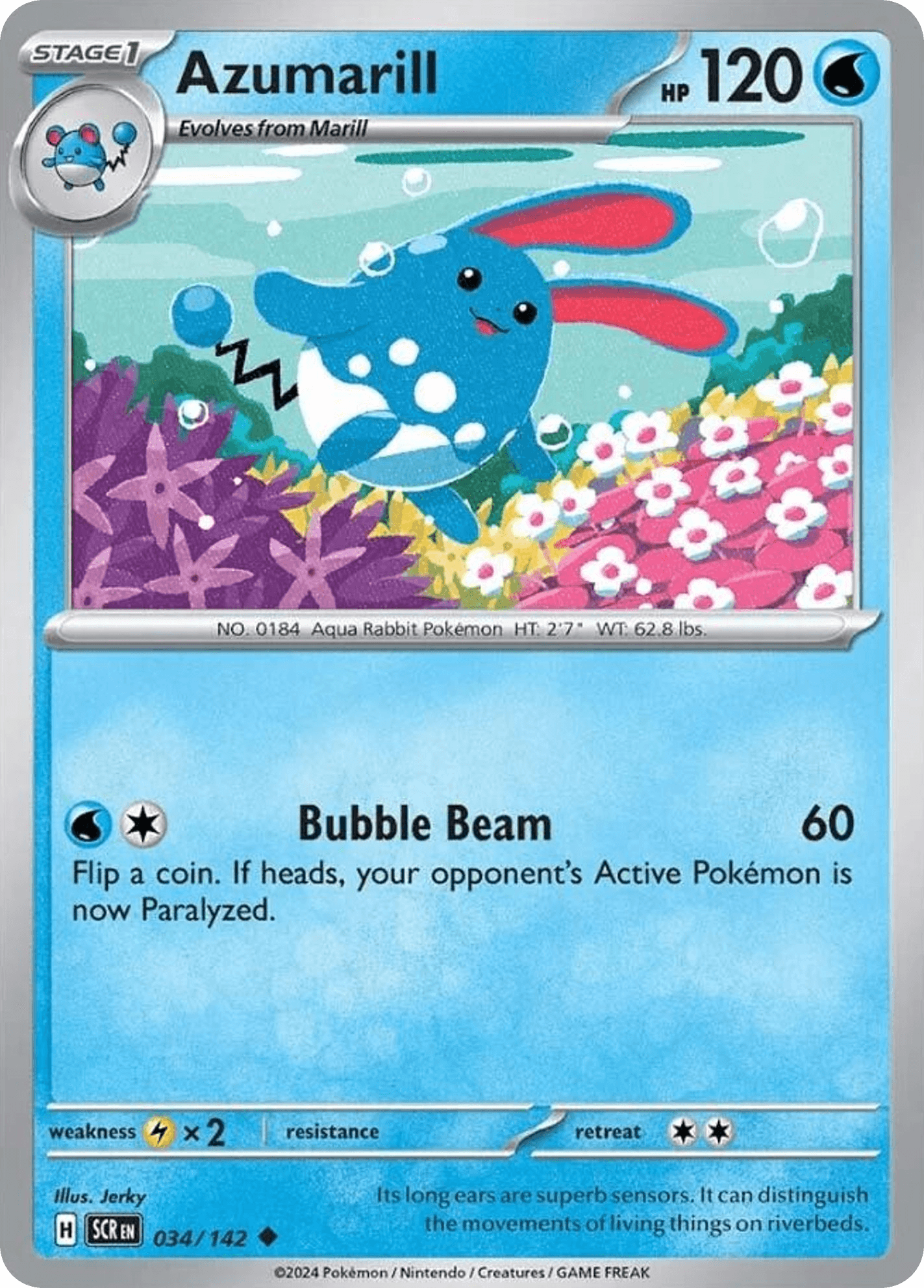 Azumarill Stellar Crown card