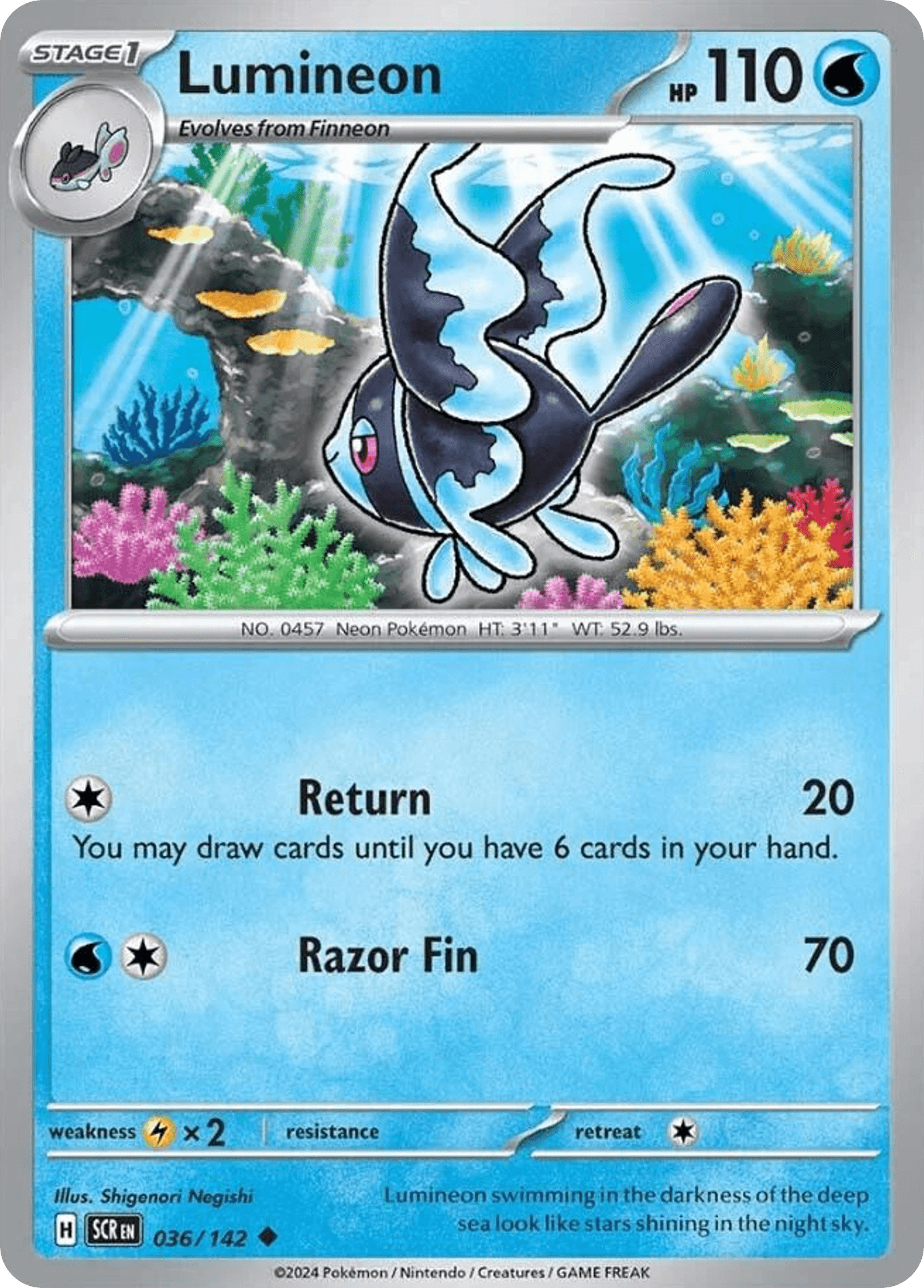 Lumineon Stellar Crown card