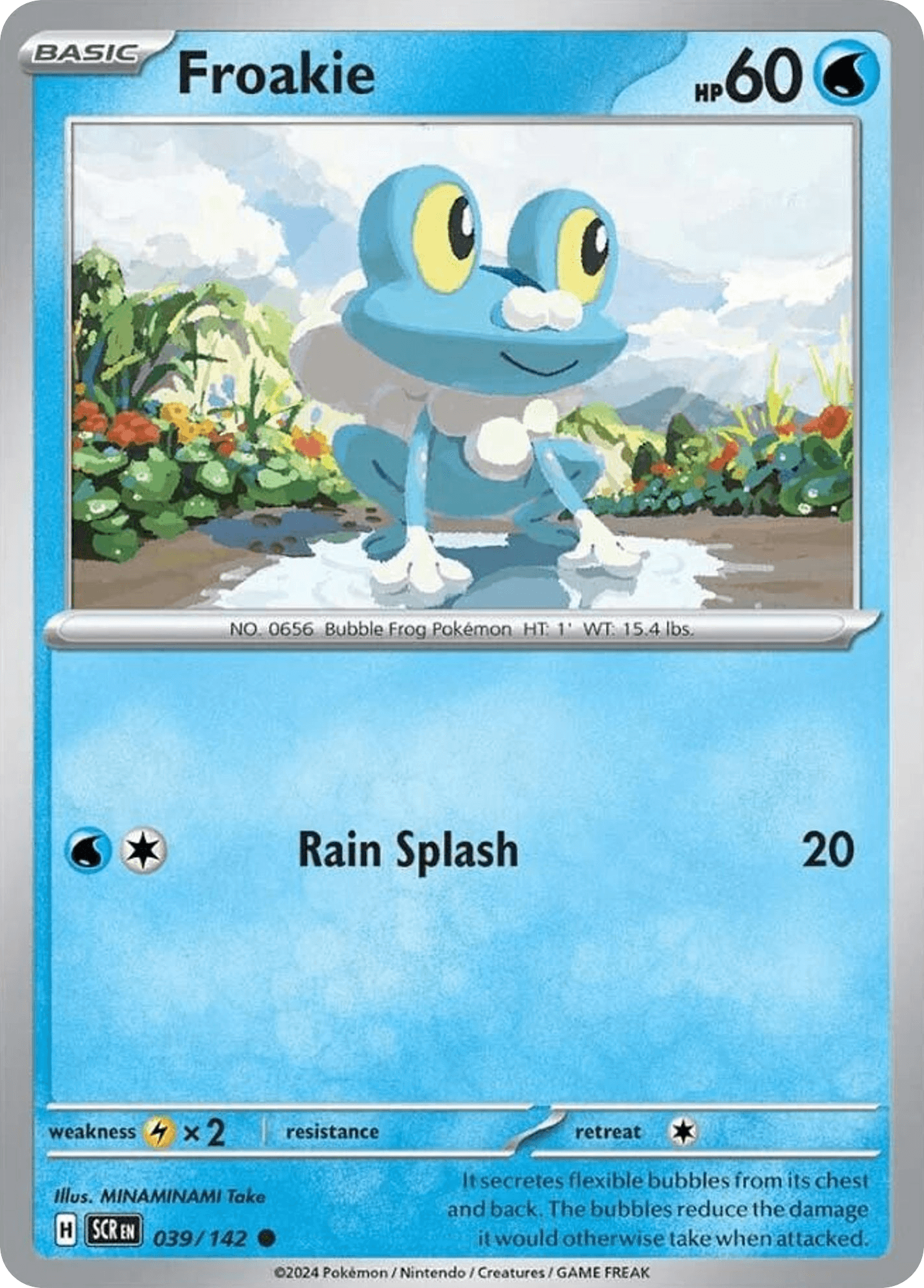 Froakie Stellar Crown card
