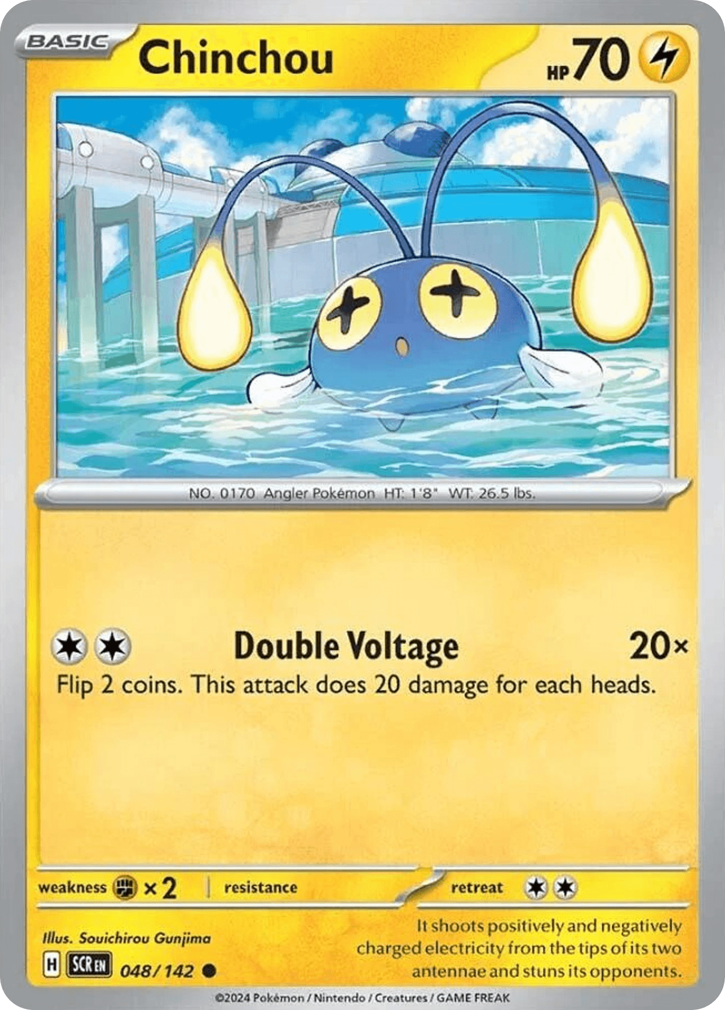 Chinchou Stellar Crown card