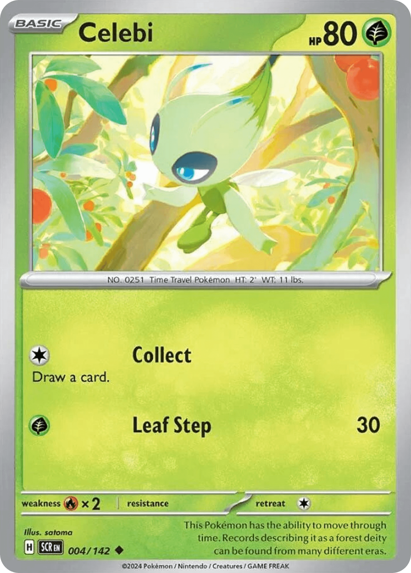 Celebi Stellar Crown card
