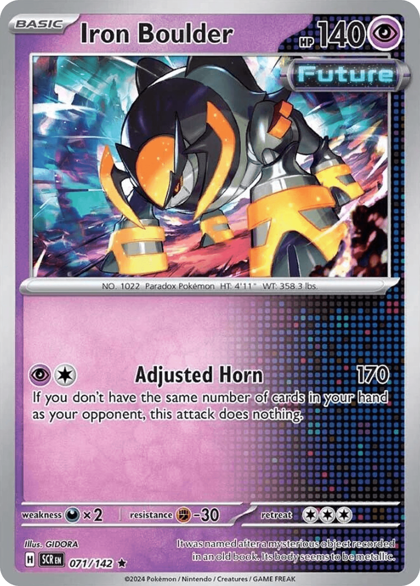 Iron Boulder Stellar Crown card