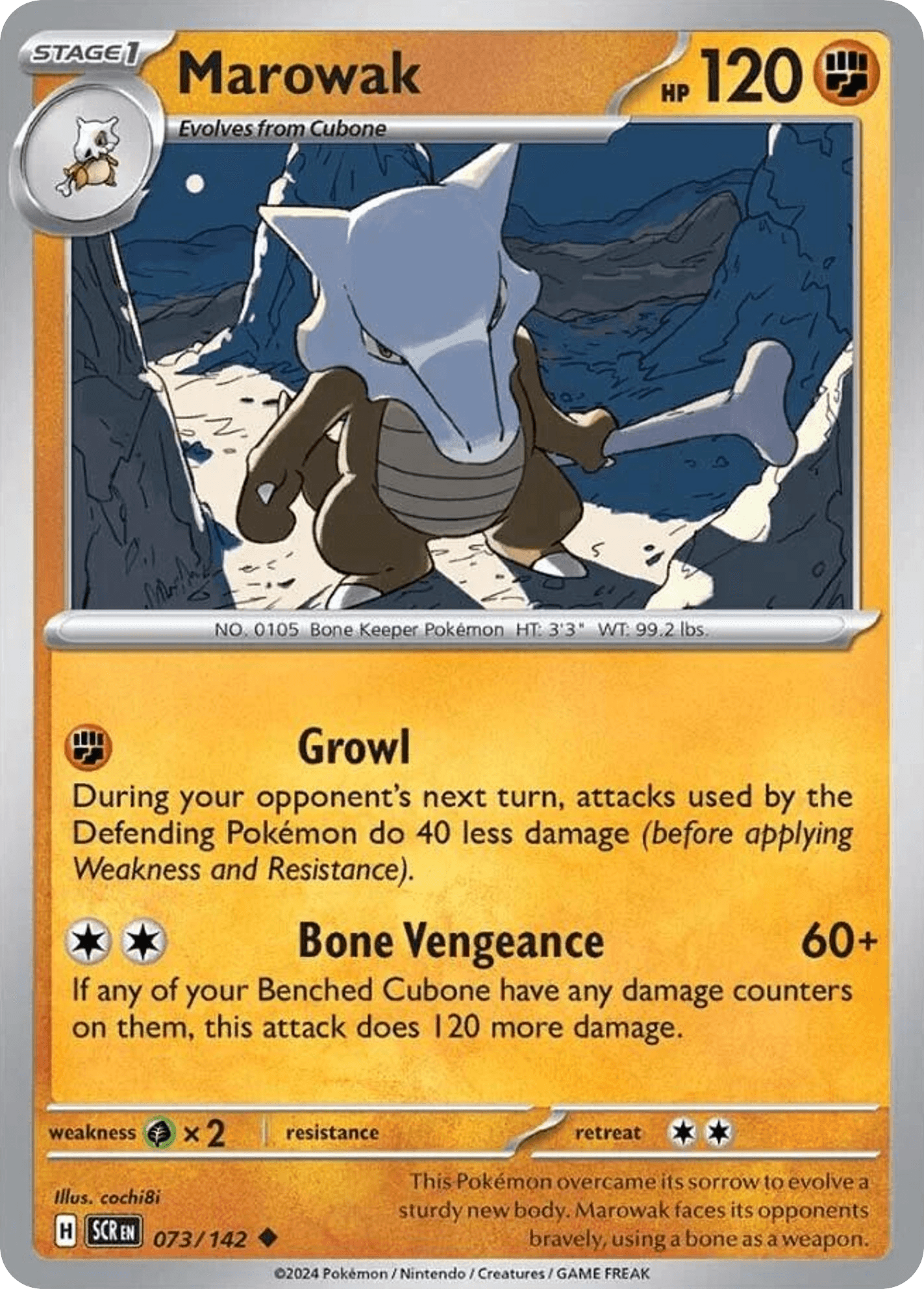 Marowak 寶可夢 card