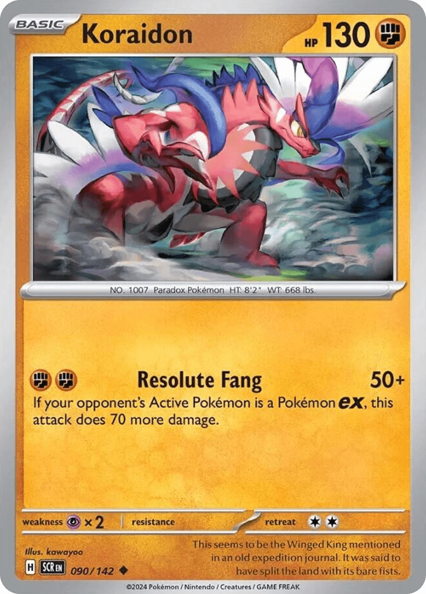 Koraidon Stellar Crown card