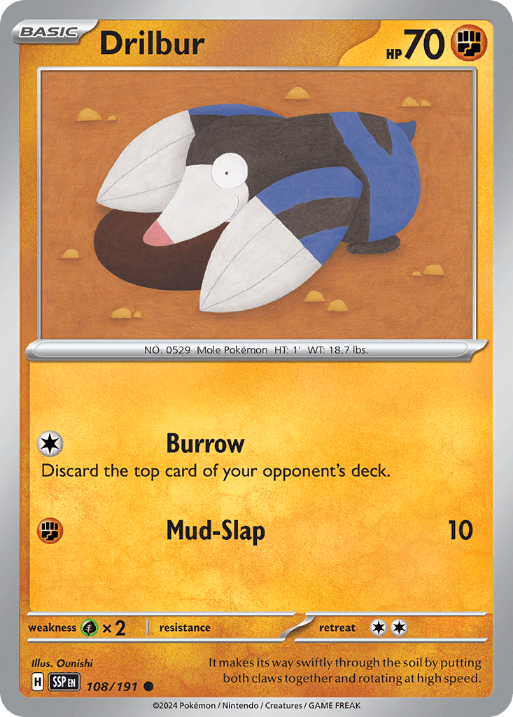 Drilbur Surging Sparks card