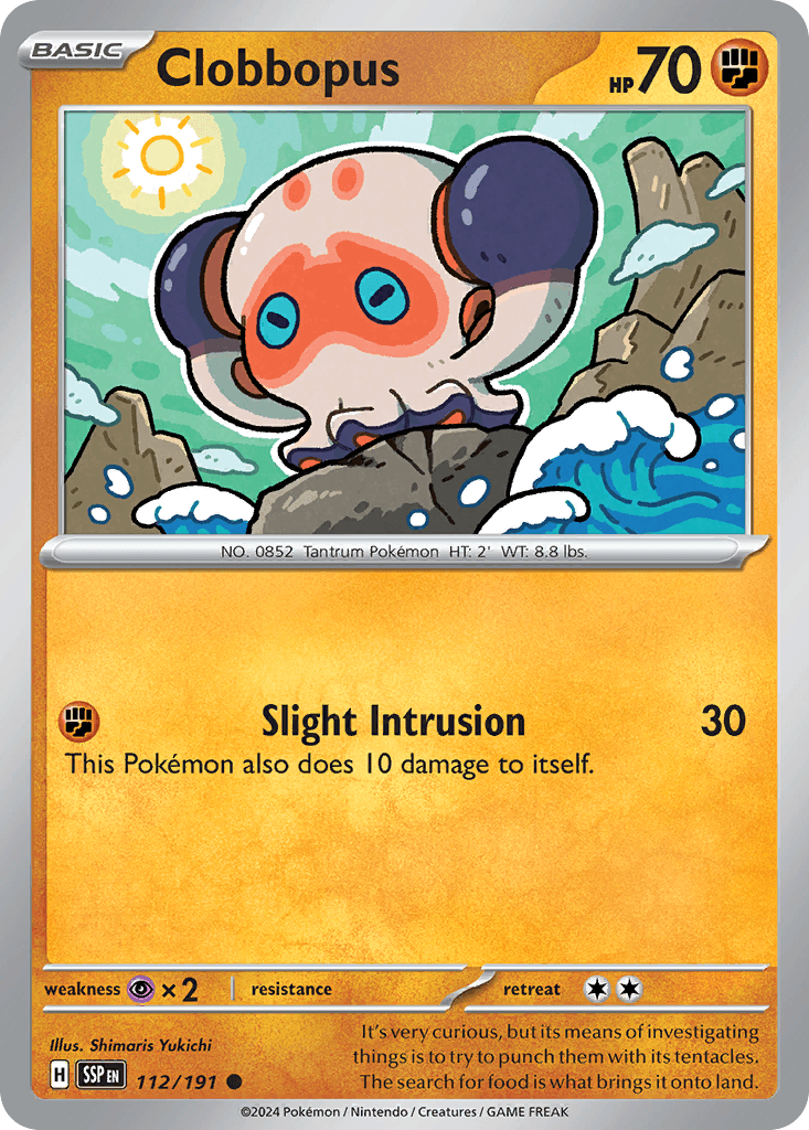 Clobbopus Surging Sparks card