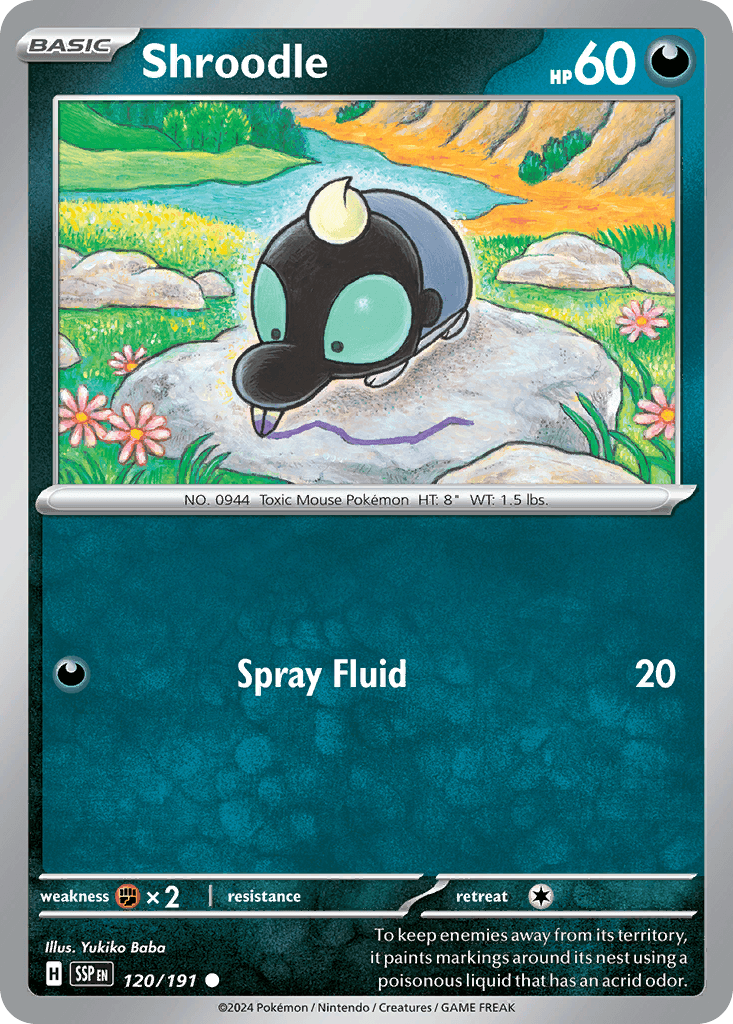 Shroodle Surging Sparks card