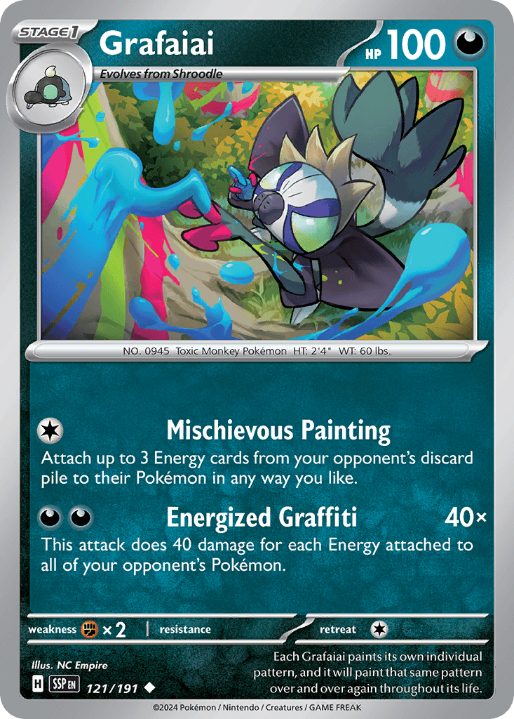Grafaiai Surging Sparks card