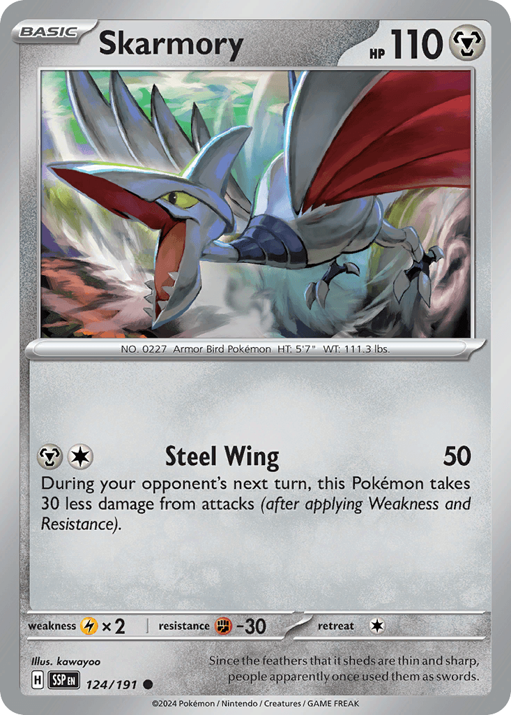 Skarmory Surging Sparks card