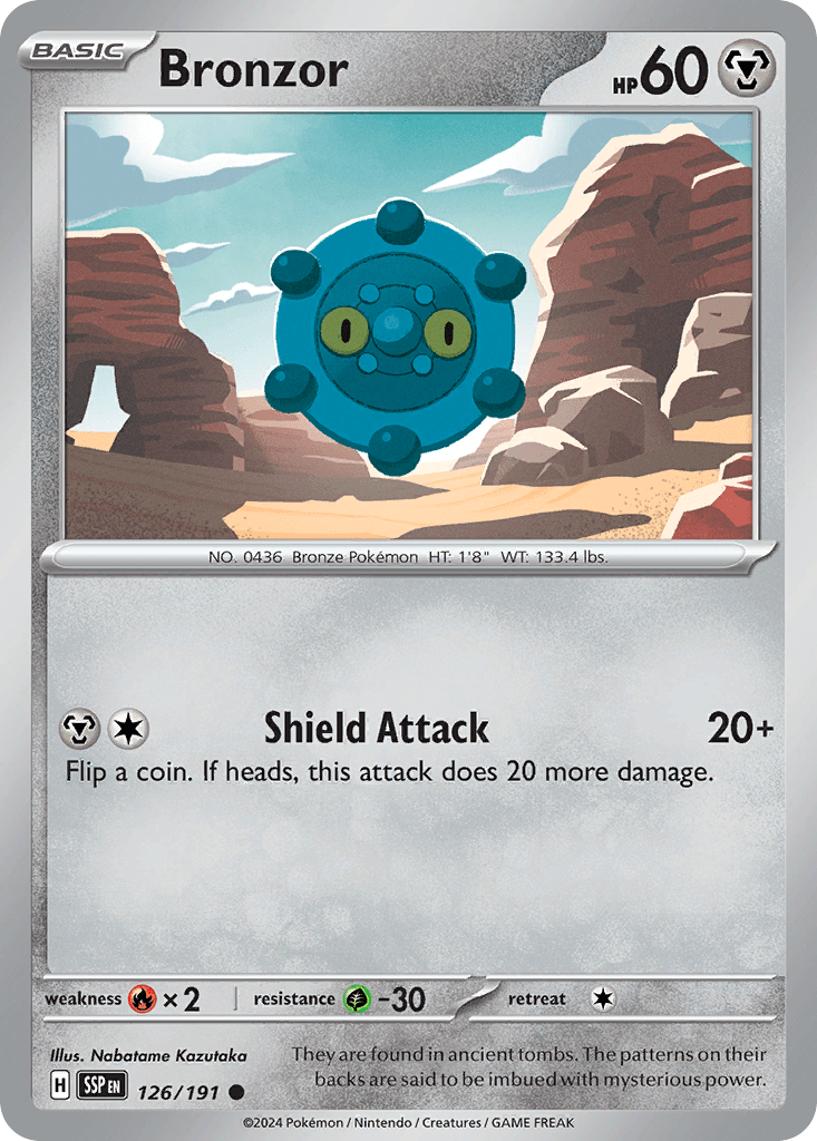 Bronzor Surging Sparks card