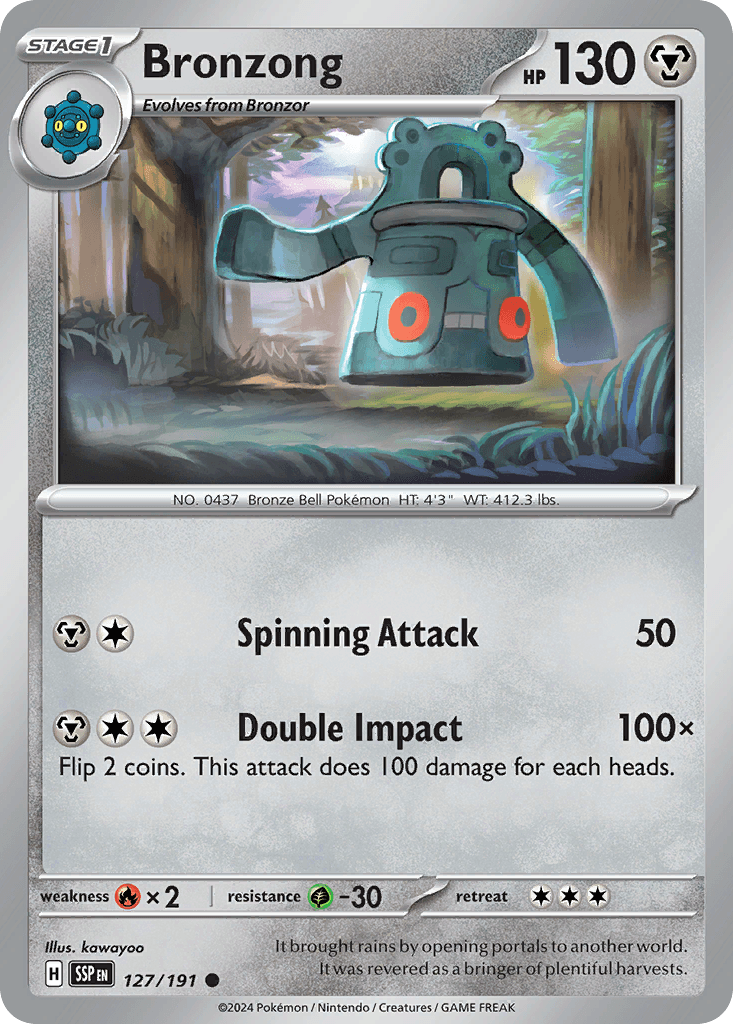 Bronzong Surging Sparks card