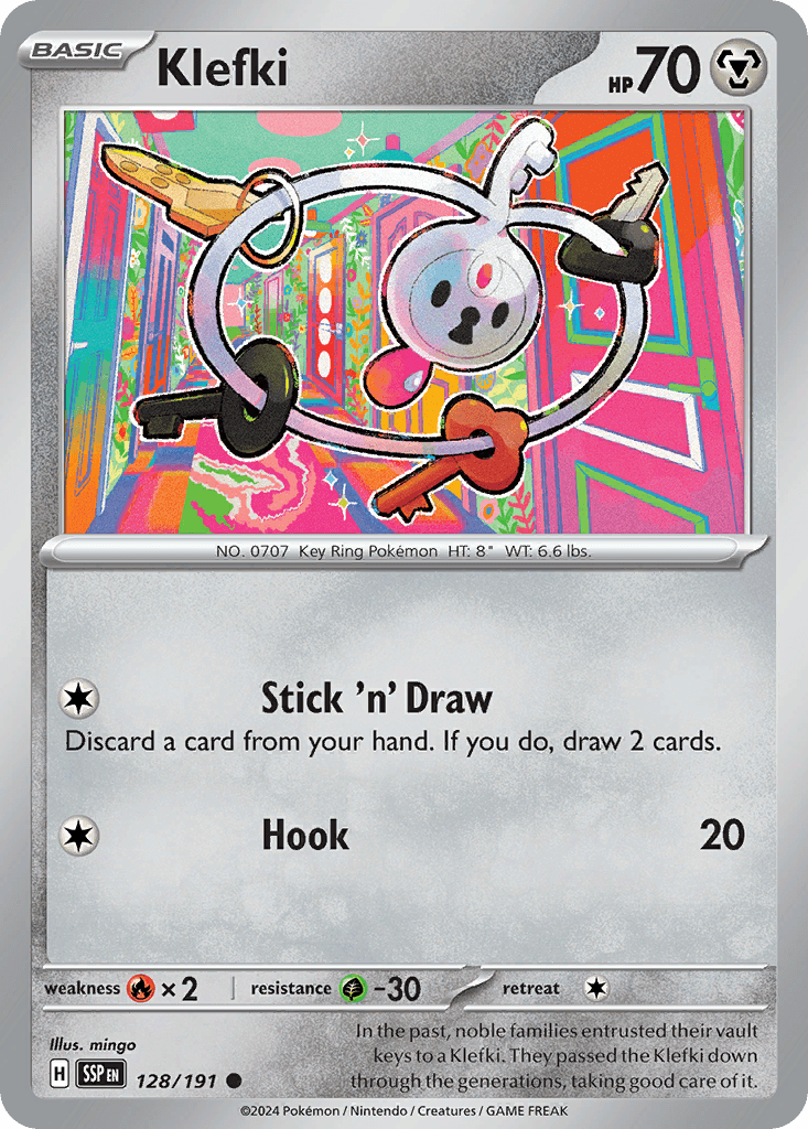 Klefki Surging Sparks card