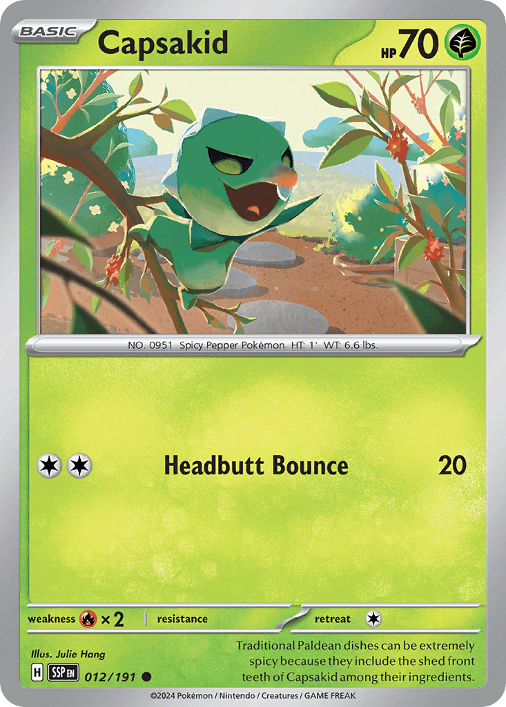 Capsakid Surging Sparks card