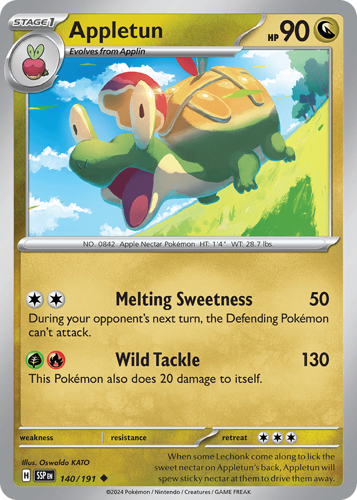 Appletun Surging Sparks card