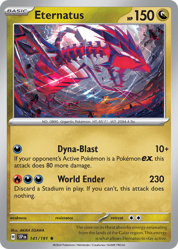 Eternatus Surging Sparks card