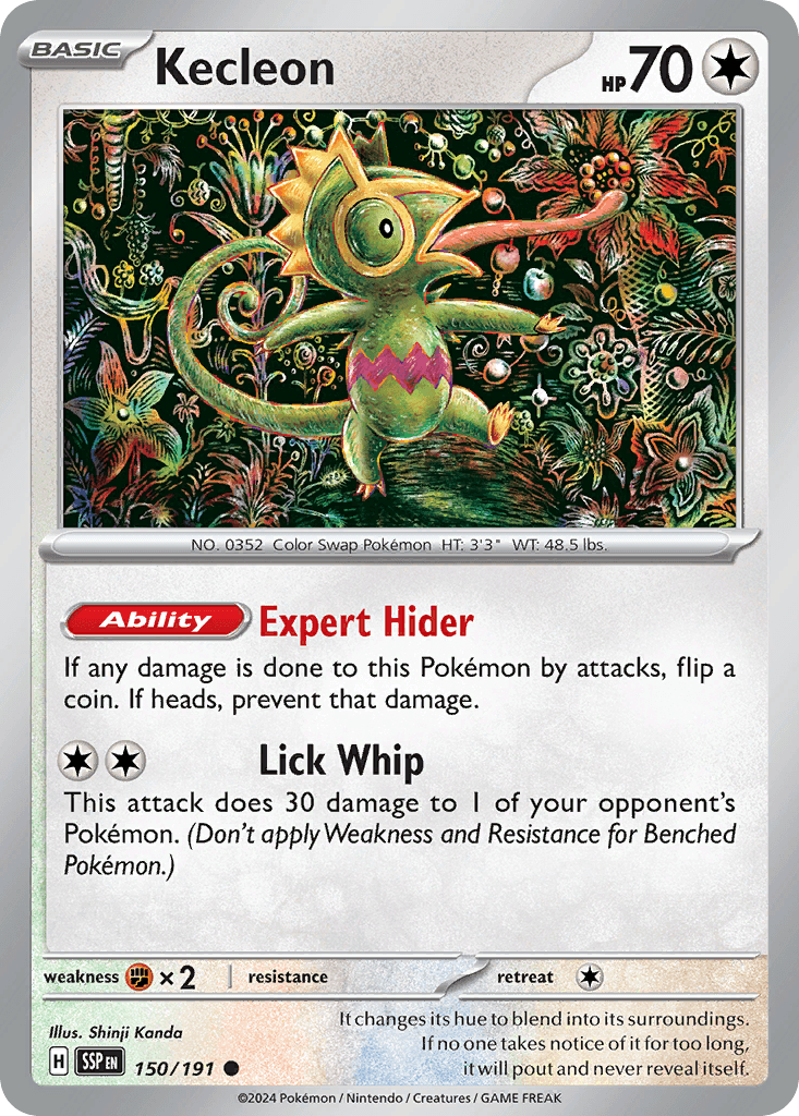 Kecleon Surging Sparks card