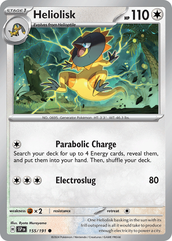 Heliolisk Surging Sparks card