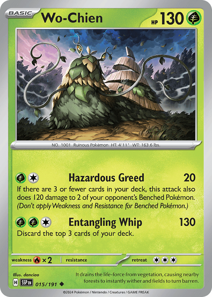 Wo-Chien Surging Sparks card