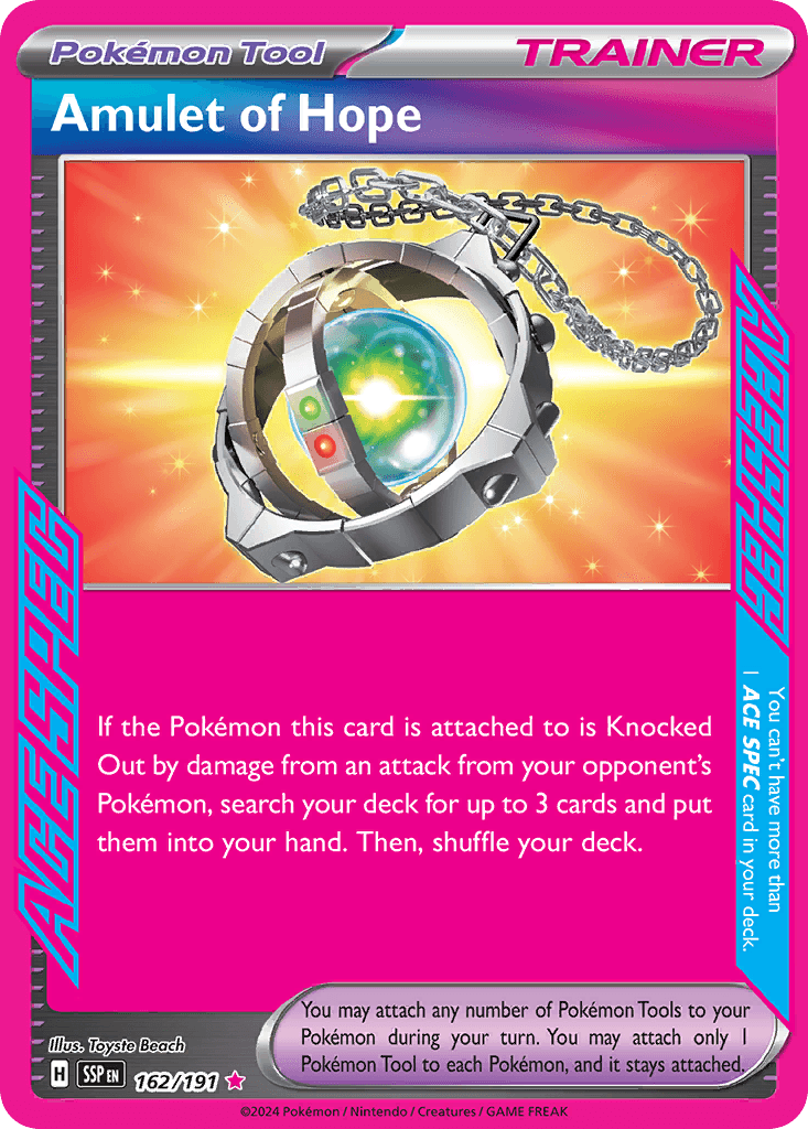 Amulet of Hope Surging Sparks card