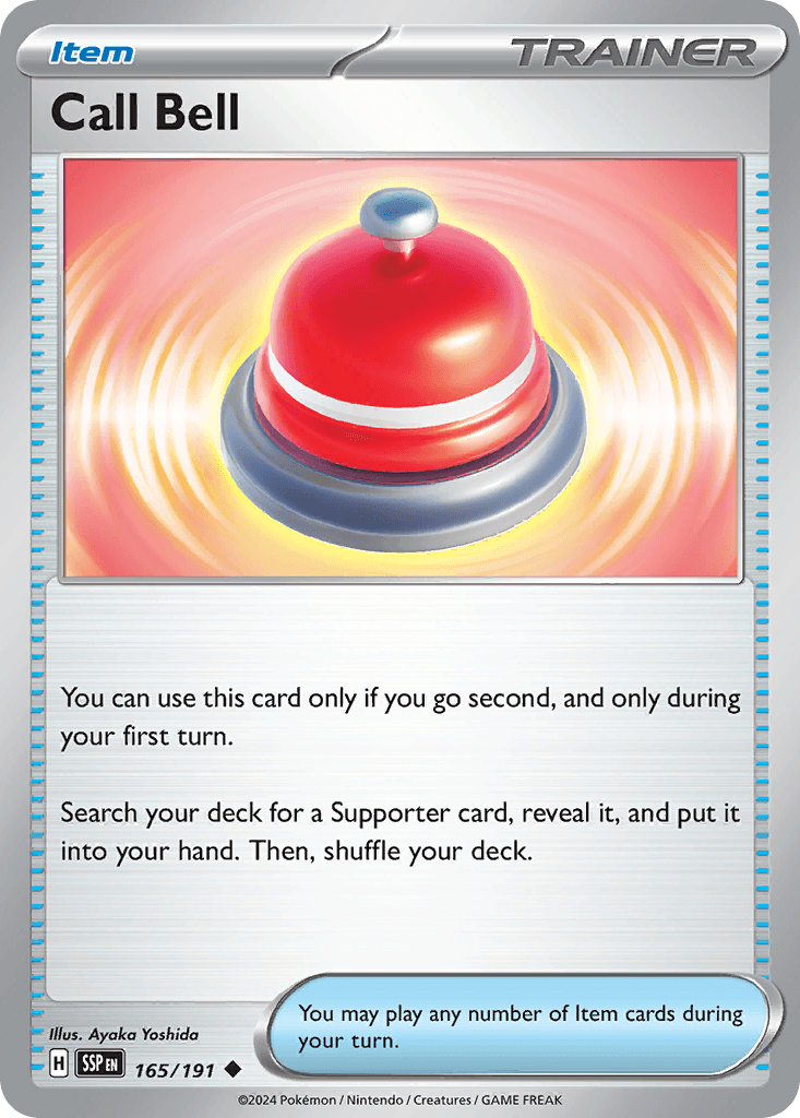Call Bell Surging Sparks card