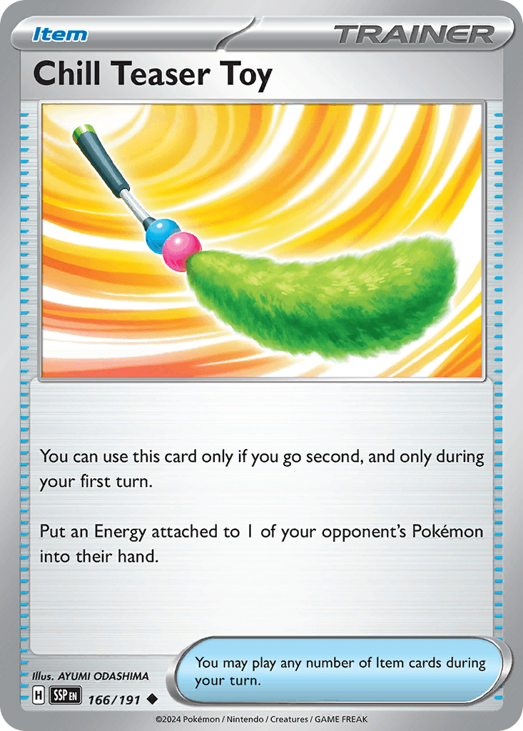 Chill Teaser Toy Surging Sparks card