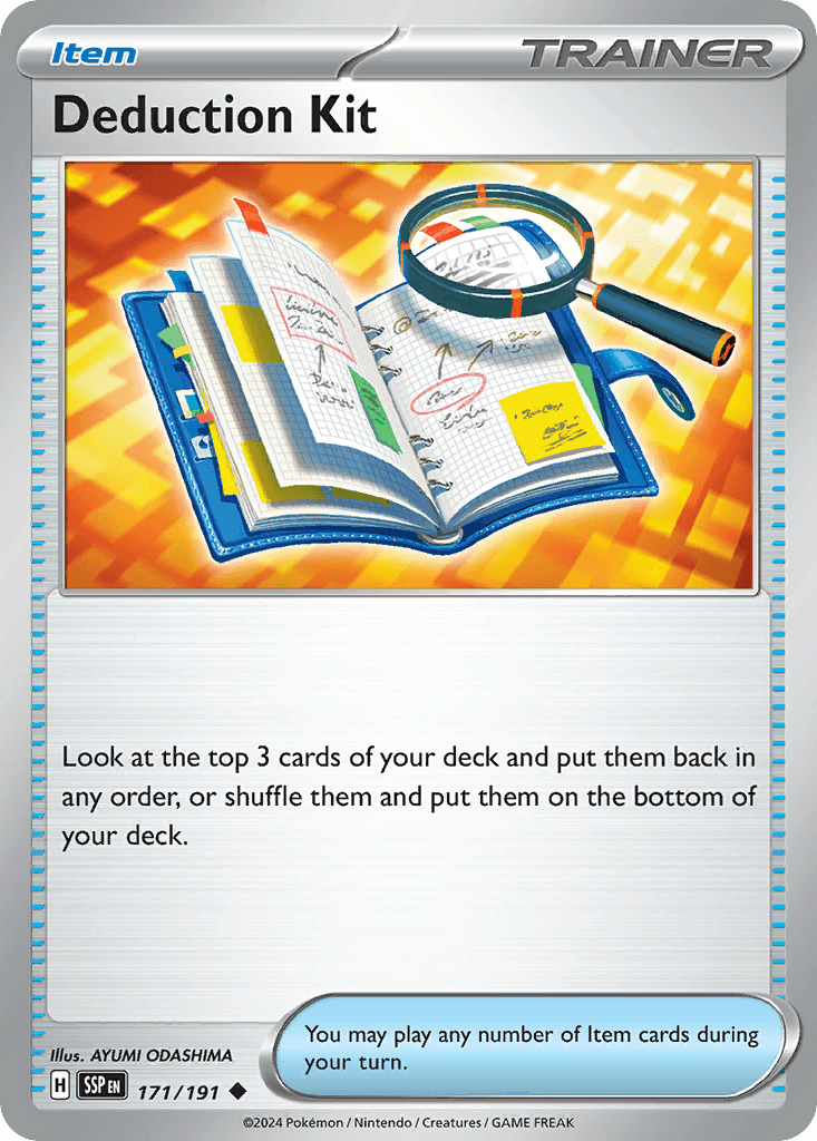 Deduction Kit Surging Sparks card
