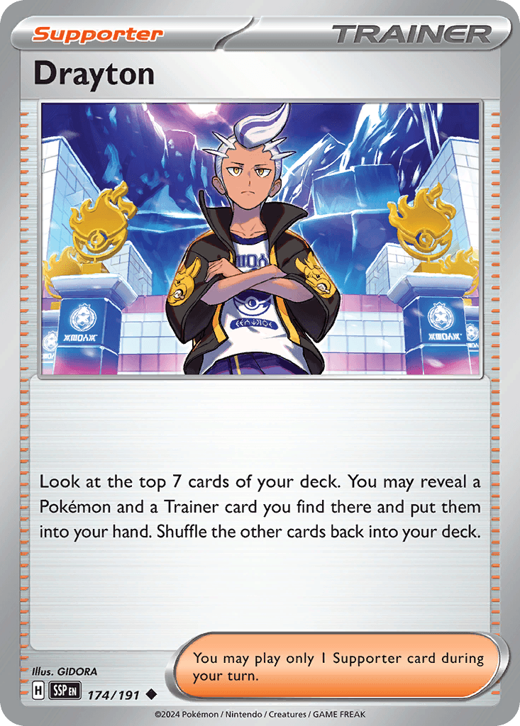 Drayton Surging Sparks card