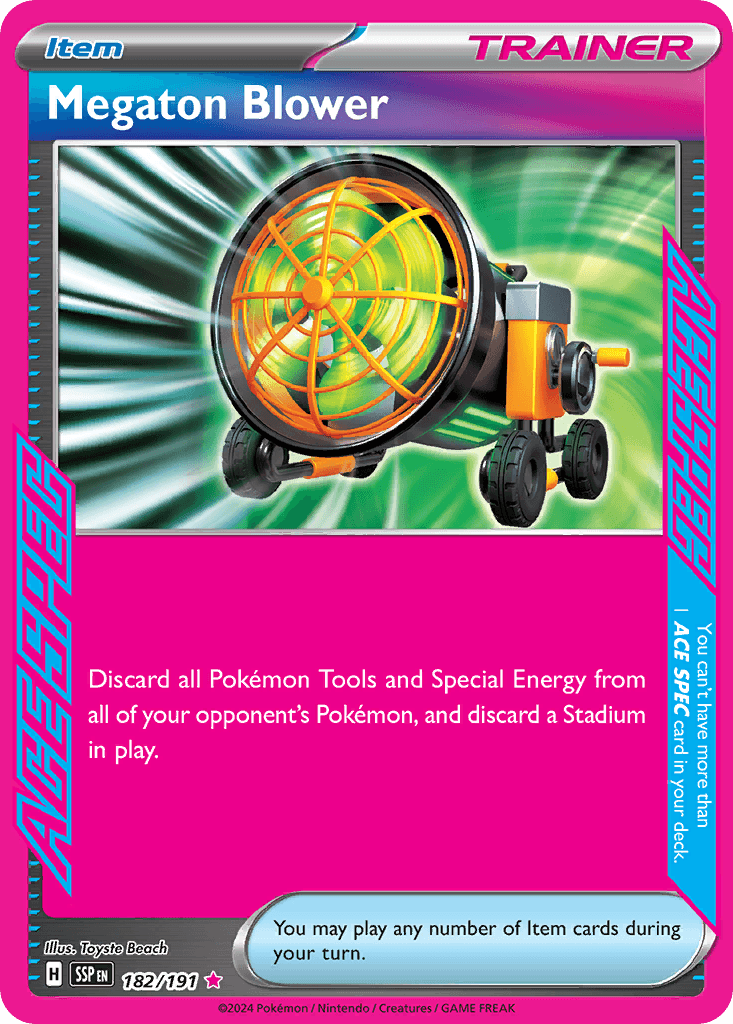 Megaton Blower Surging Sparks card