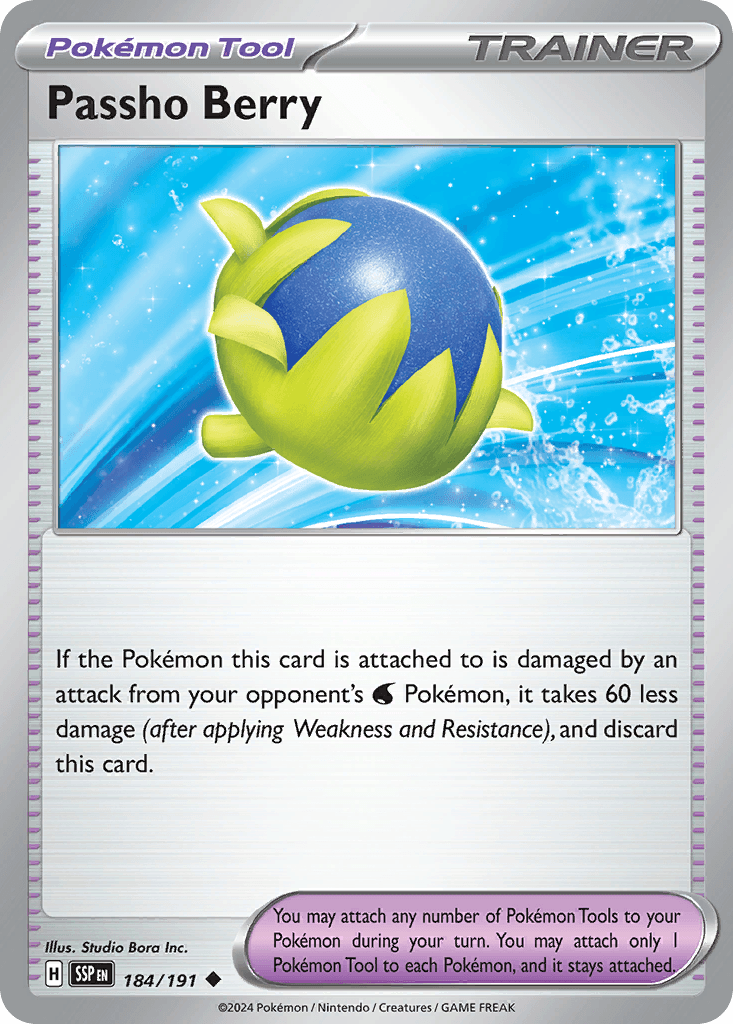 Passho Berry Surging Sparks card