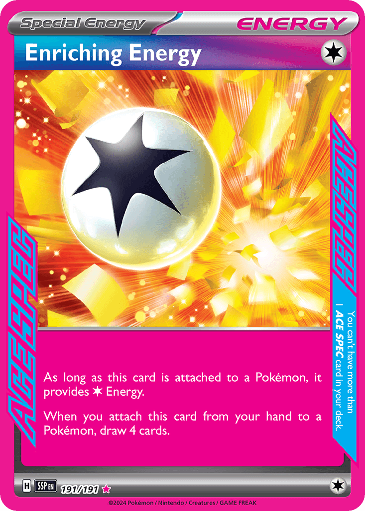 Enriching Energy Surging Sparks card