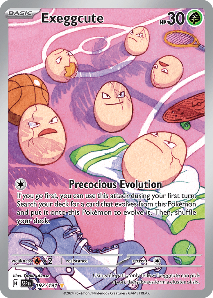 Exeggcute Surging Sparks card