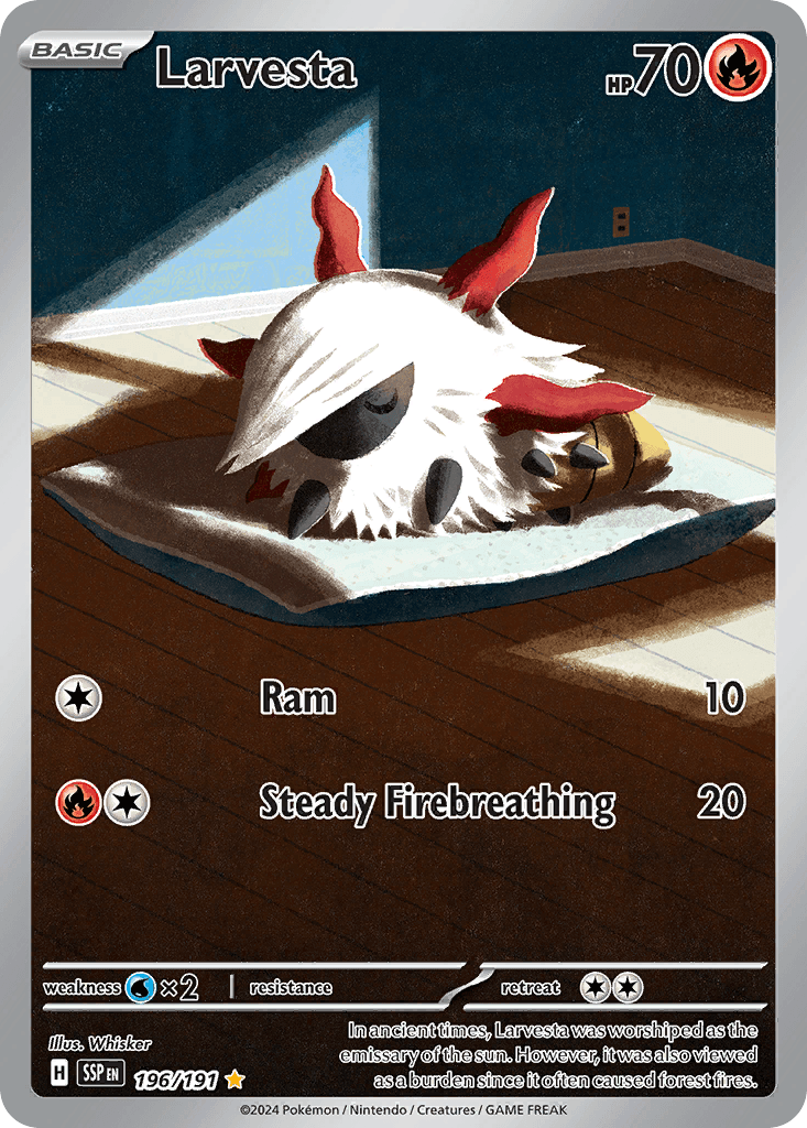 Larvesta Surging Sparks card