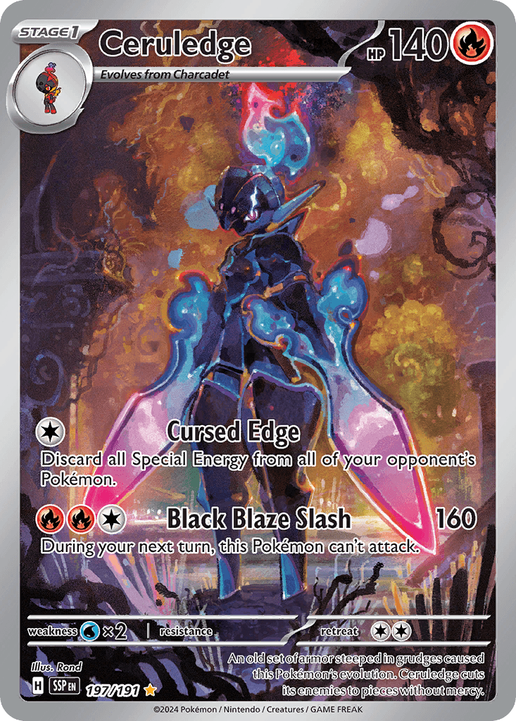 Ceruledge Surging Sparks card