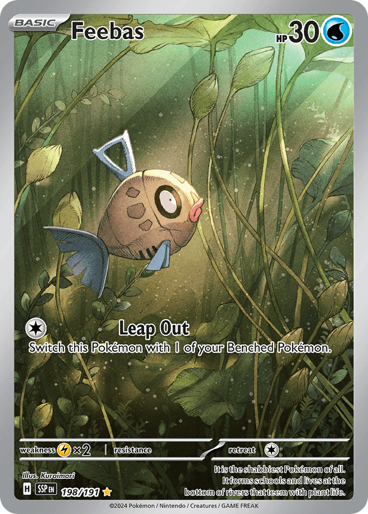 Feebas Surging Sparks card