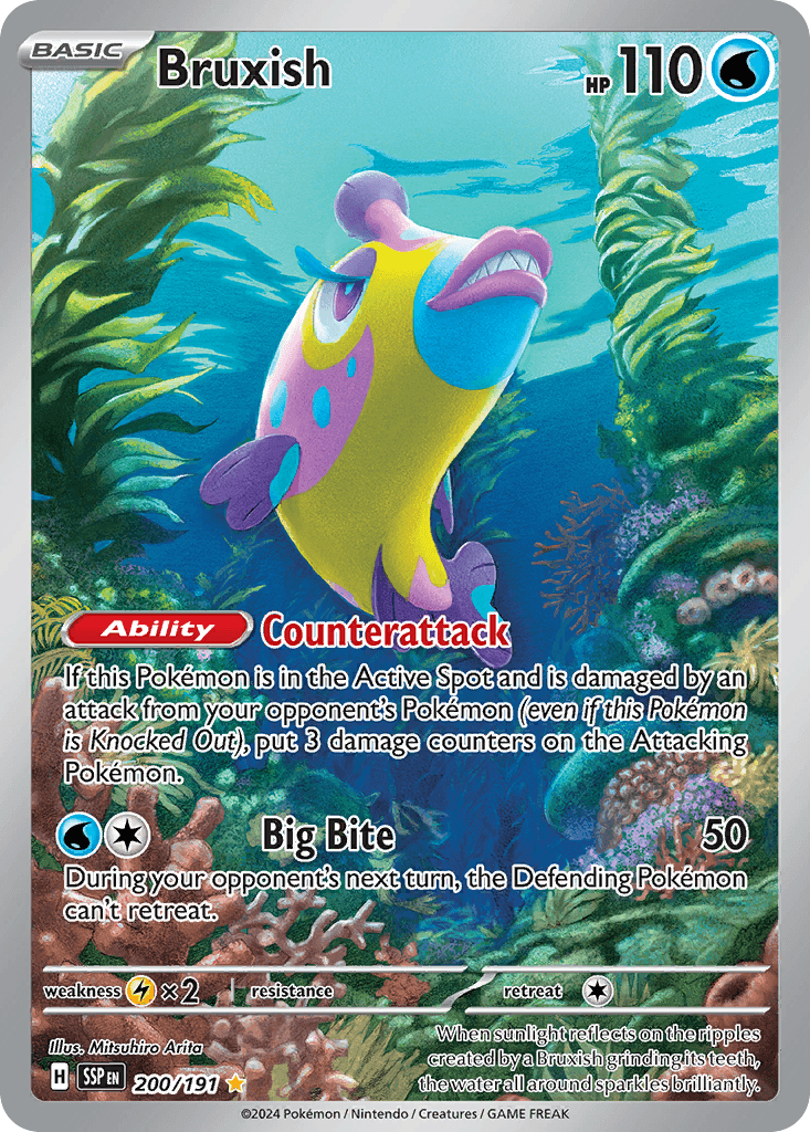 Bruxish Surging Sparks card